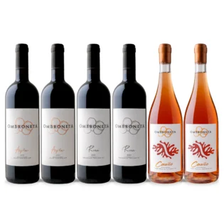 Ombroneta Founders Collection wine bottles